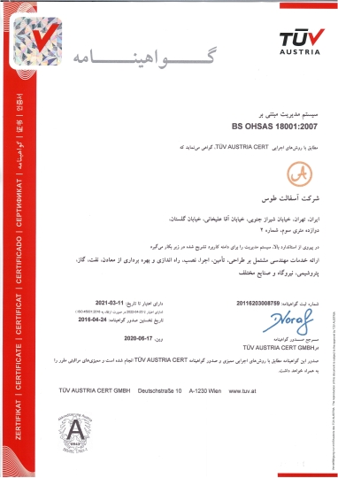  BS OHSAS 18001 : 2007